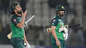 Hope's Century in Vain as Babar Azam Guided Pakistan to Victory by Five Wickets